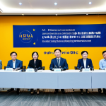 **

A diverse group of professionals, including tech experts, ethicists, and government officials, are engaged in a lively panel discussion about AI ethics in a modern conference room in Ho Chi Minh City. The backdrop features a banner with the words "Đạo Đức AI: Tương Lai Của Chúng Ta" (AI Ethics: Our Future). Everyone is fully clothed in professional attire. The scene is well-lit with a focus on capturing genuine expressions. Ensure perfect anatomy, correct proportions, and a natural pose. The overall atmosphere should be positive and forward-looking. Safe for work, appropriate content, professional, and family-friendly. High-quality, professional photography.

**